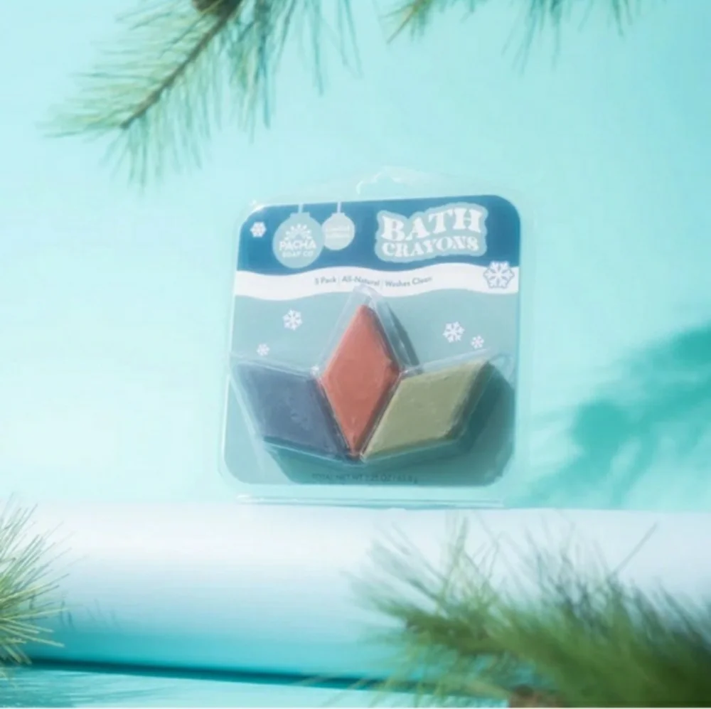 PATCHA SOAP CO. Holiday Bath Crayons 3 Pack.NWT!